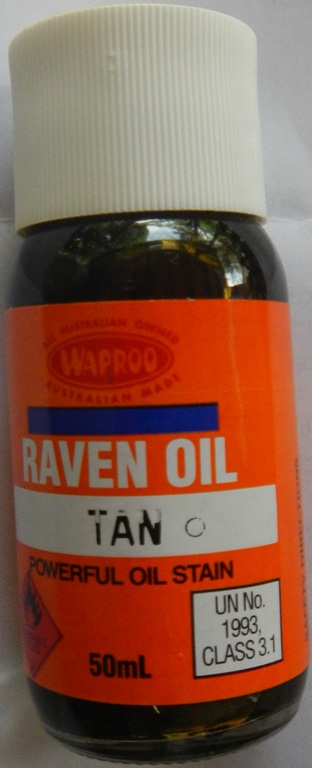 Waproo Raven Oil 50ml Tan "Waproo Raven Oil Waproo Leather Dye, Recolour of Shoes Bags Boots Belt